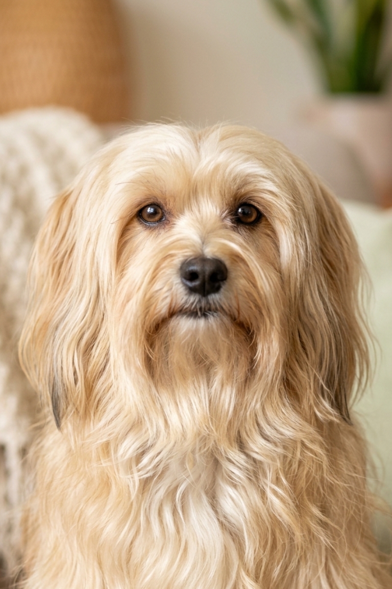 Dog with shiny healthy coat from omega-3 nutrition