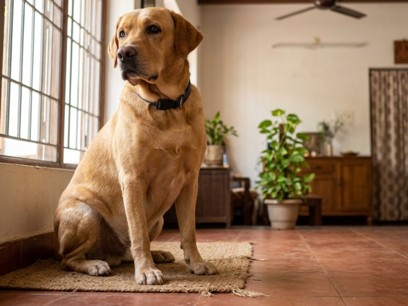 Large breed dog — Labrador or Golden Retriever