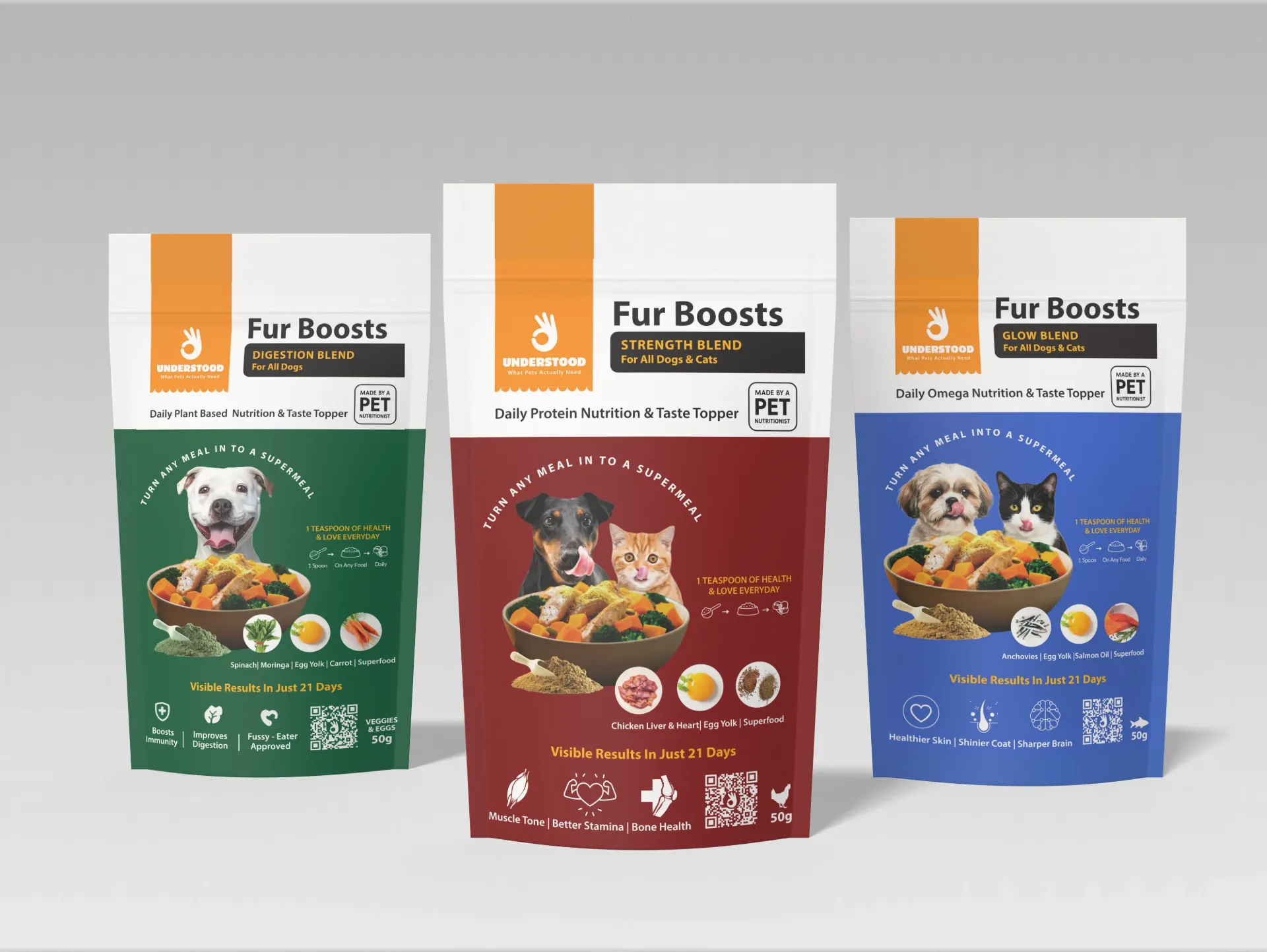 Fur Boosts - Daily Nutrition & Taste Food Toppers for Dogs