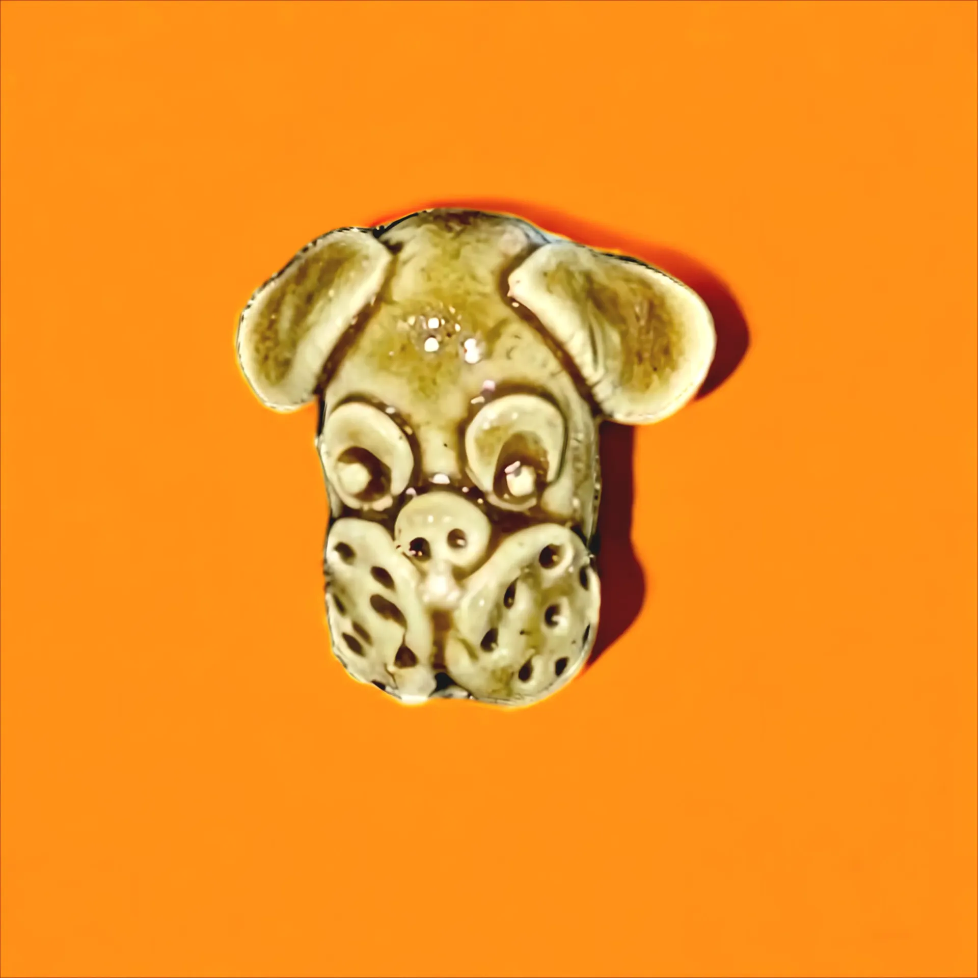 Ceramic Fridge Magnet Dog